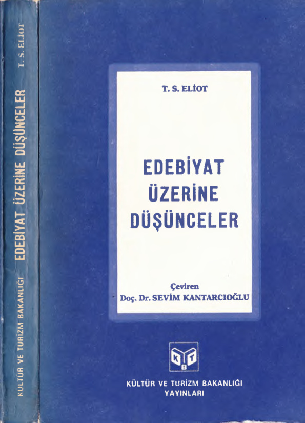 Edebiyat Üzerine Düşünceler PDF – T. S. Eliot