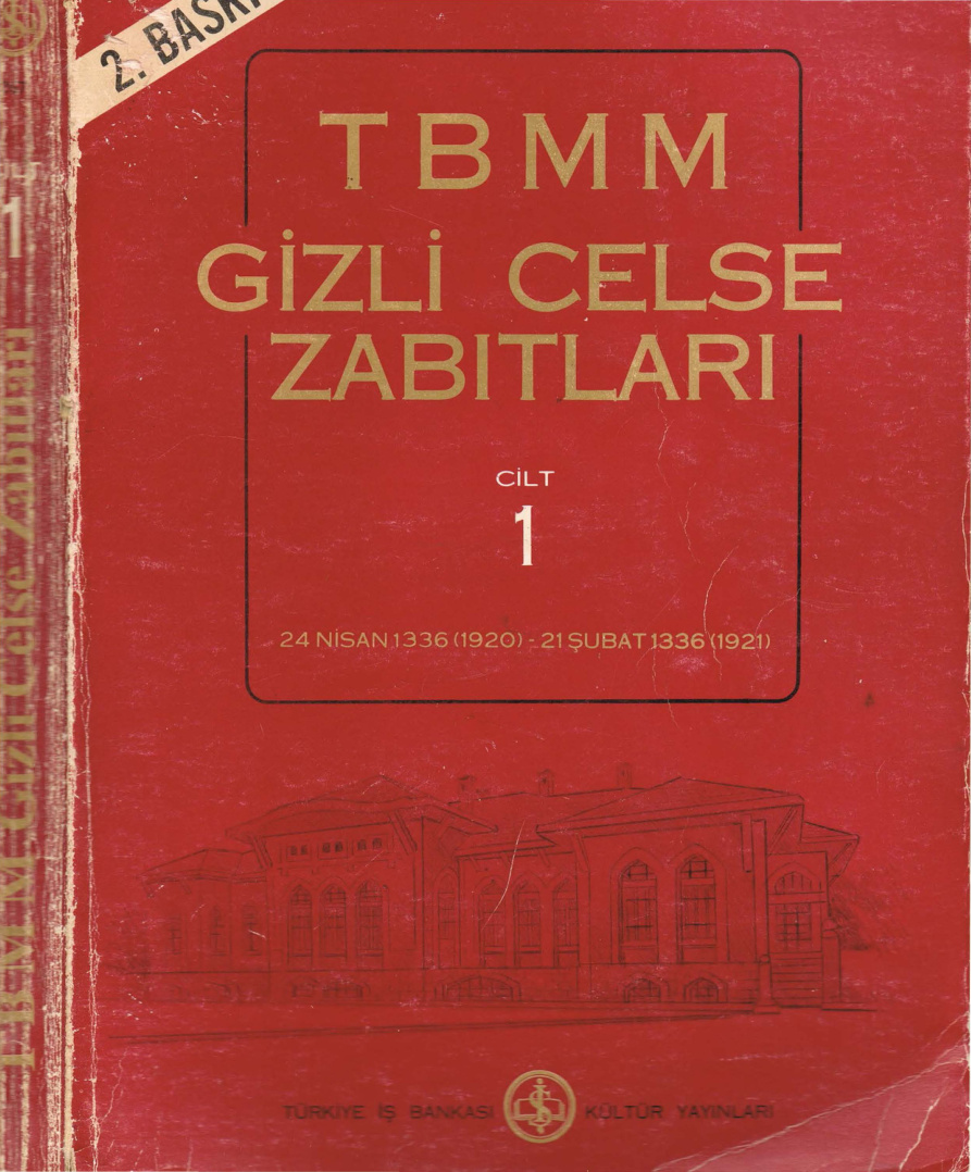 TBMM Gizli Celse Zabıtları Cilt 1 PDF – TBMM / Kolektif