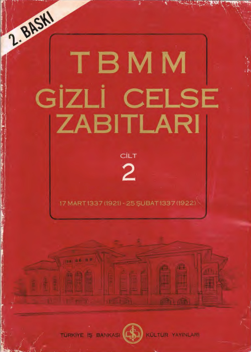 TBMM Gizli Zabıt Tutanakları Cilt 2 PDF – TBMM / Kolektif