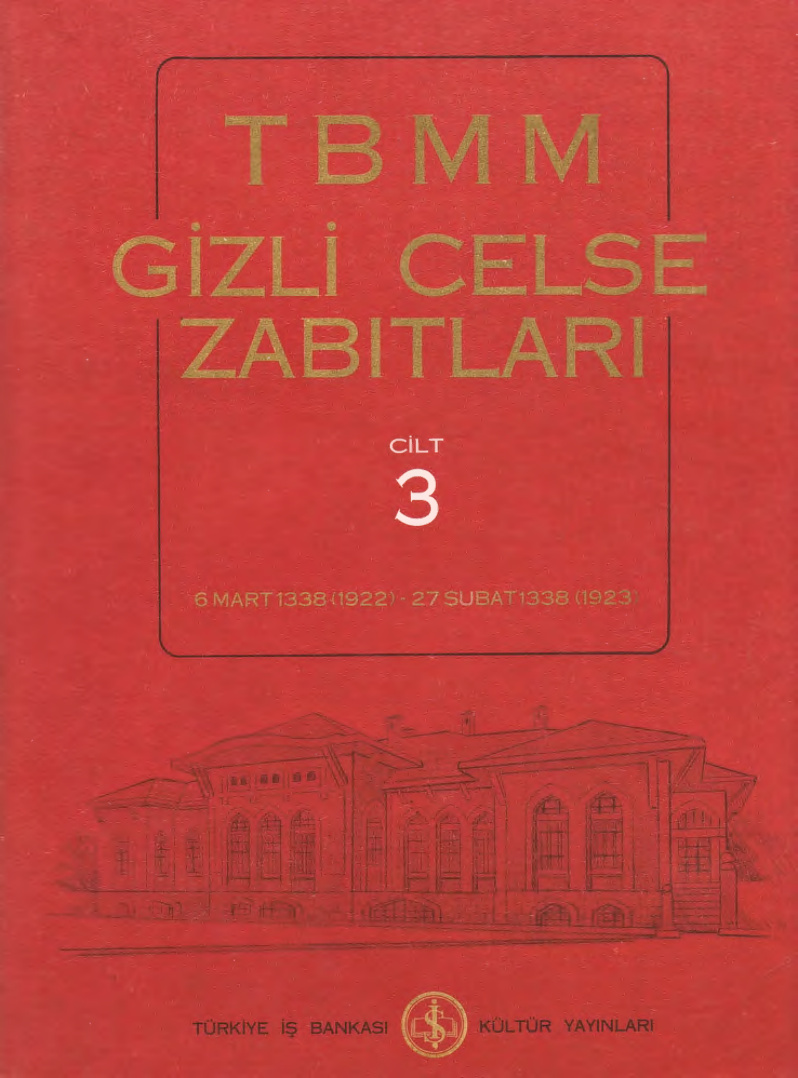 TBMM Gizli Zabıt Tutanakları Cilt 3 PDF – TBMM / Kolektif