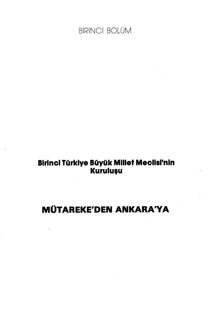 TBMM nin Kurulusu 1. Bolum PDF – Kolektif / Arşiv