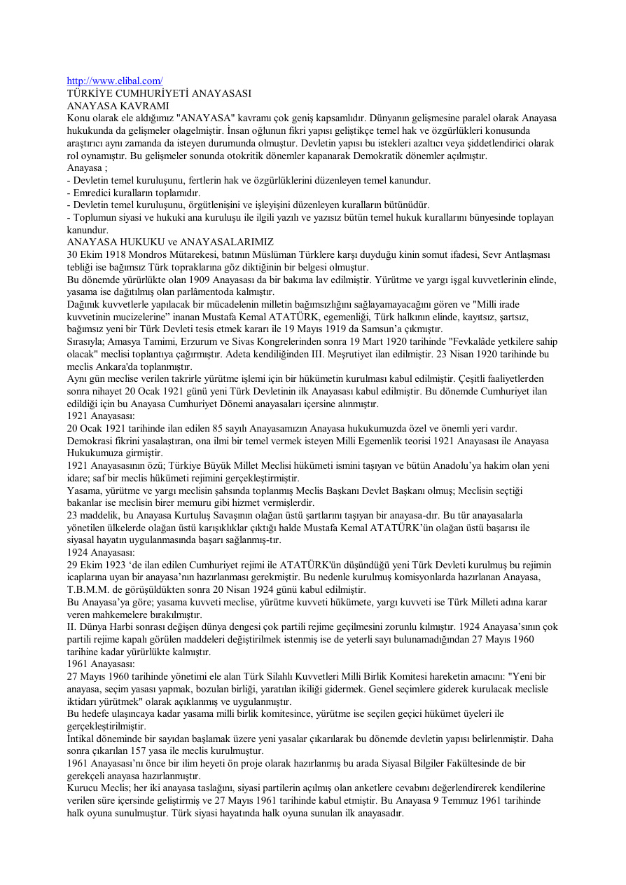 TC Anayasası PDF – Kolektif / Hukuk