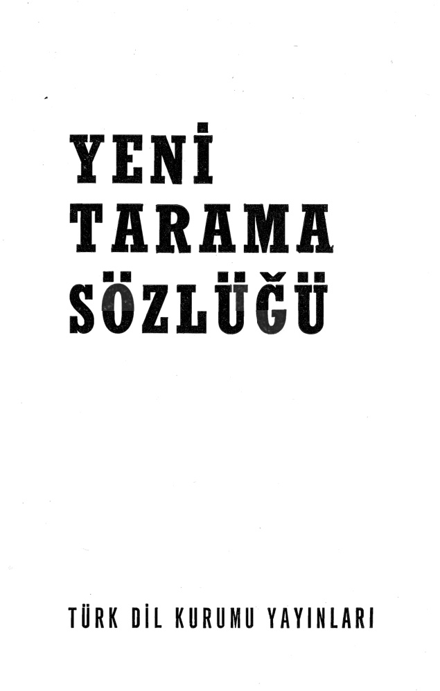TDK – TaramaSozlugu PDF – Türk Dil Kurumu