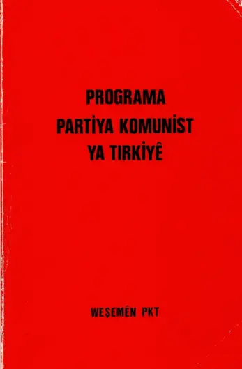 TKP Programı Kürtçe PDF – TKP / Kolektif