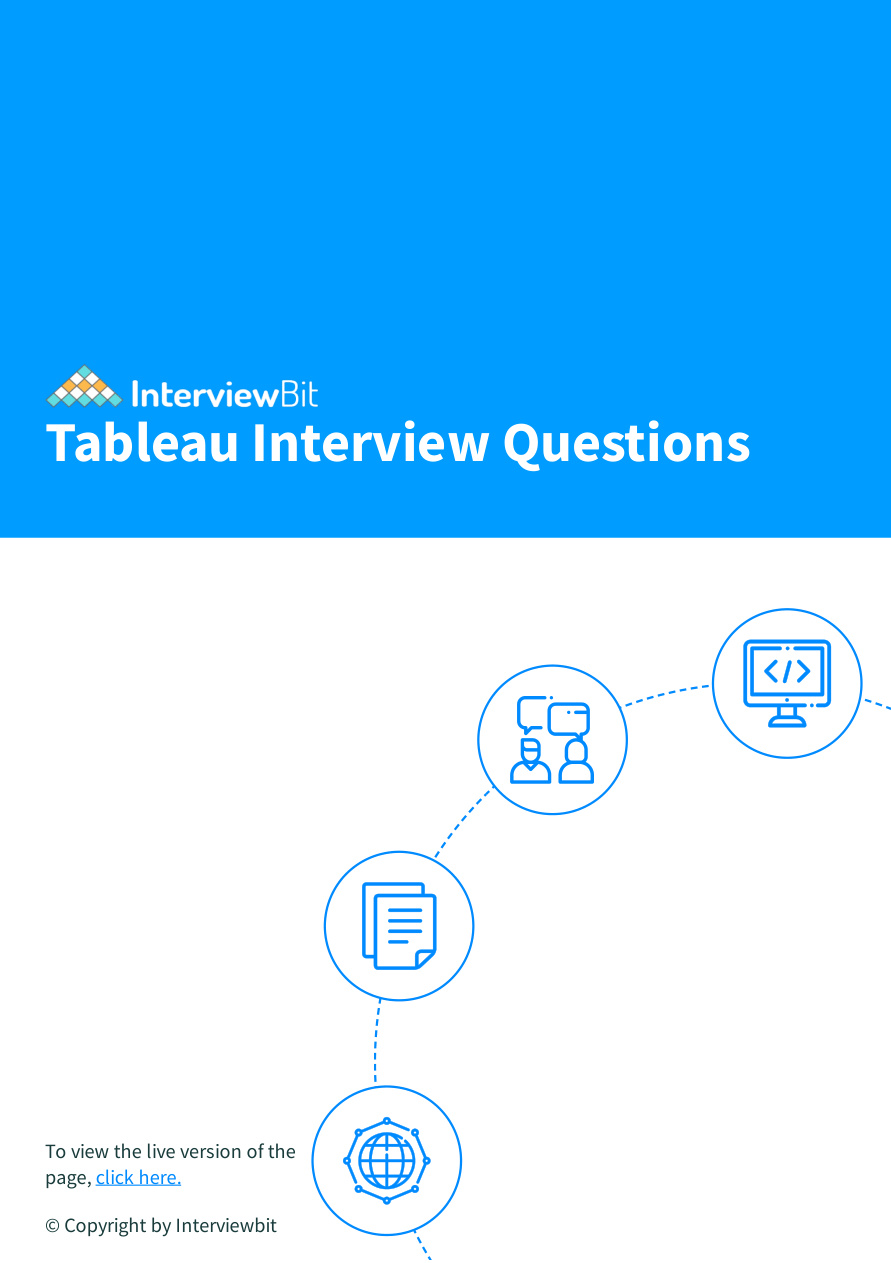 Tableau Interview Questions and Answers PDF – Unknown
