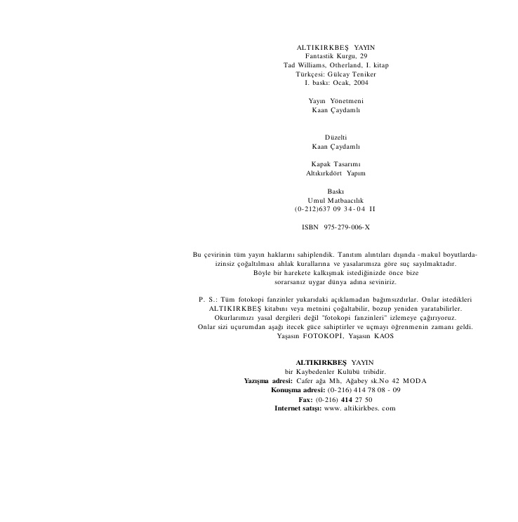 Otherland PDF – Tad Williams