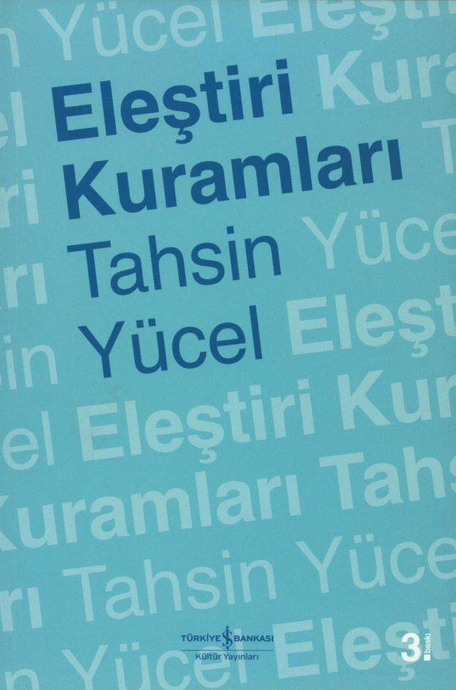 Eleştiri Kuramları PDF – Tahsin Yücel
