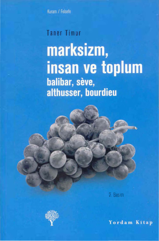 Marksizm İnsan ve Toplum PDF – Taner Timur