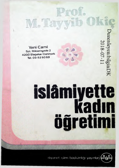 Islamiyette Kadin Ogretimi PDF – Tayyip Okiç