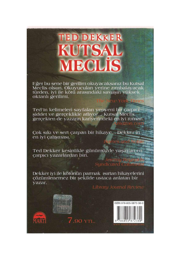 Kutsal Meclis PDF – Ted Dekker