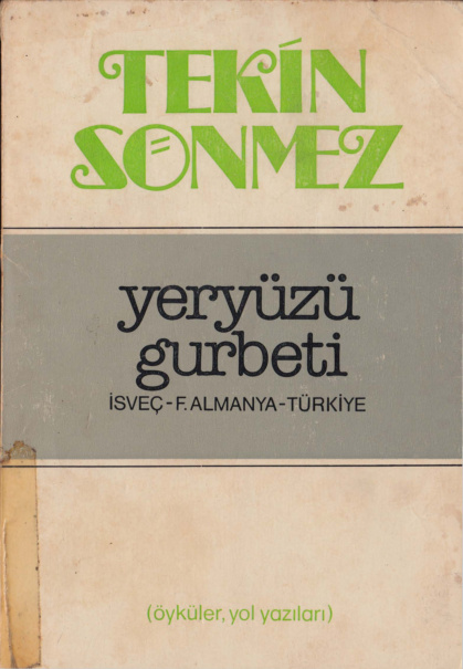 Yeryüzü Gurbeti PDF – Tekin Sönmez