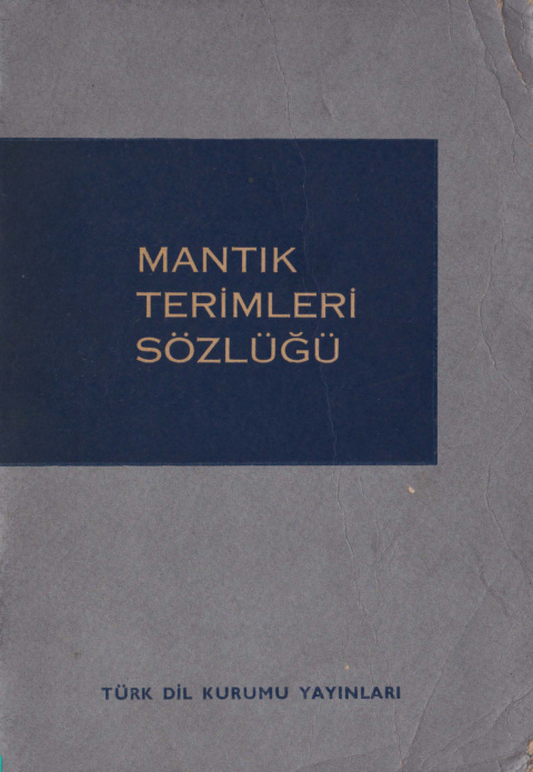 Mantık Terimleri Sözlüğü PDF – Teo Grünberg & Adnan Onart