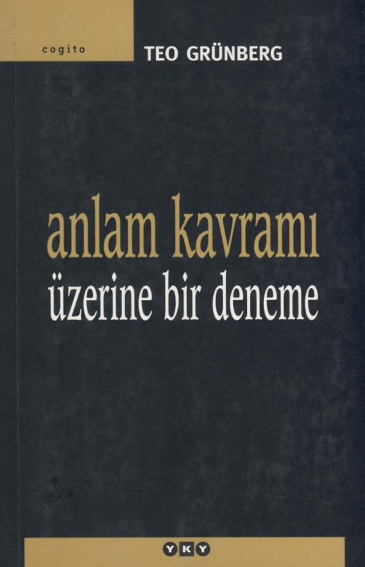 Anlam Kavramı Üzerine Bir Deneme PDF – Teo Grünberg