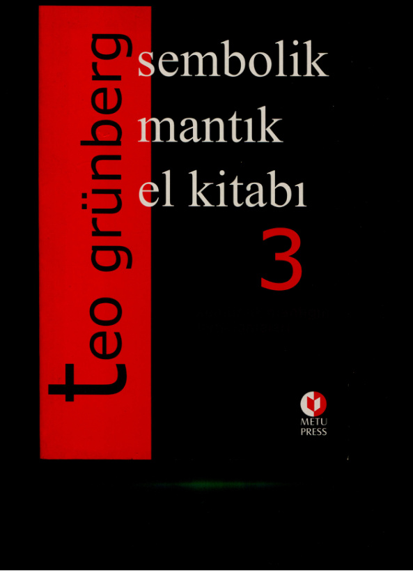 Sembolik Mantık Cilt III PDF – Teo Grünberg