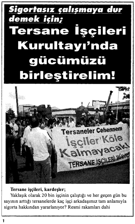 Tersane Sigorta Broşürü PDF – Kolektif / Siyaset