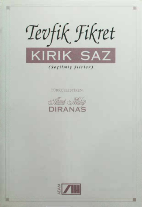 Kırık Saz PDF – Tevfik Fikret