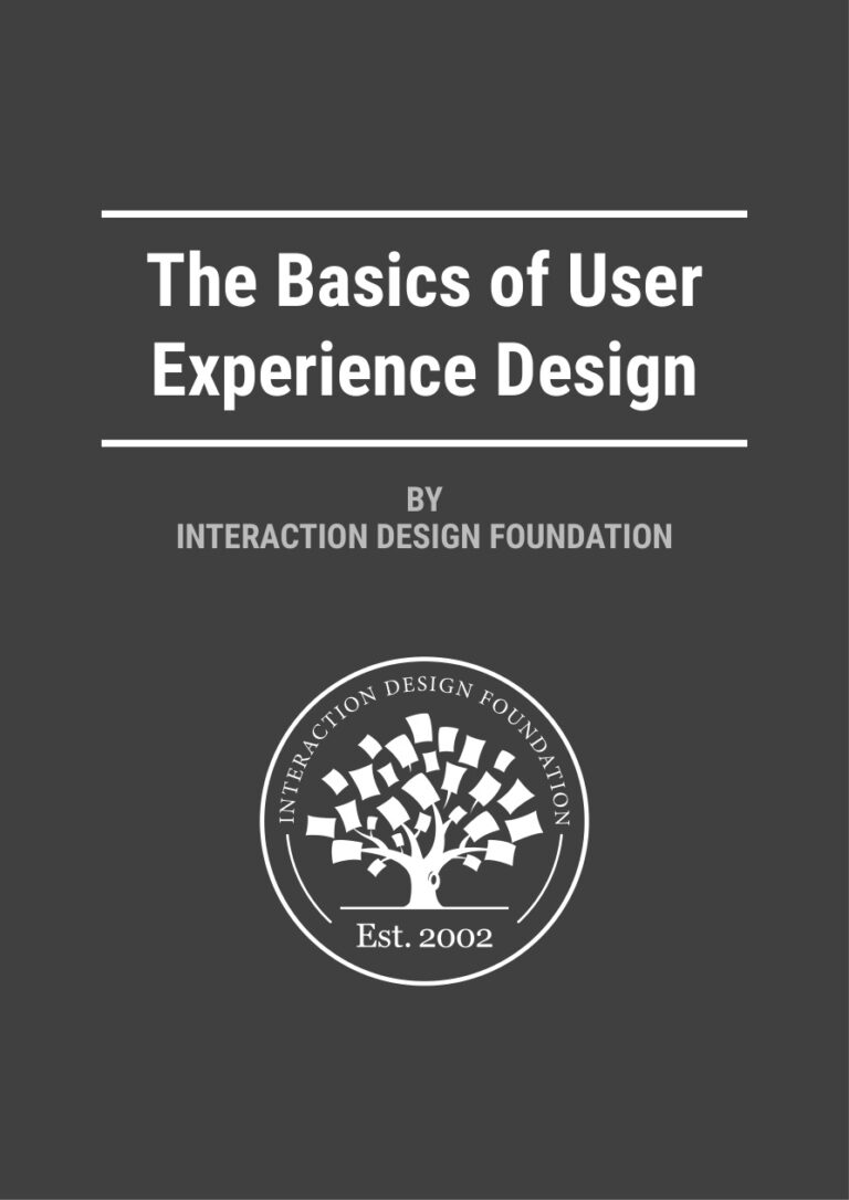 The Basics of user experience design Kitap Kapağı