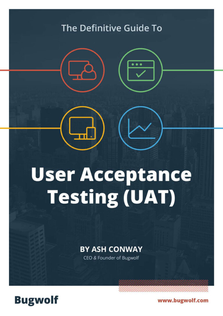 The Definitive Guide To UAT PDF - Unknown / Bugwolf 1 The Definitive Guide To User Acceptance Testing Bugwolf Kitap Kapağı