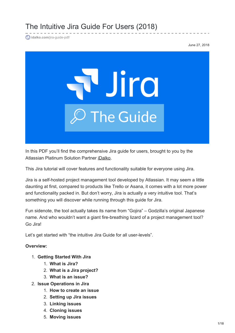The Intuitive Jira Guide (Copy) PDF – Unknown / Idalko
