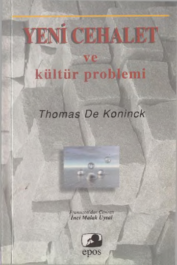 Yeni Cehalet PDF – Thomas De Konick