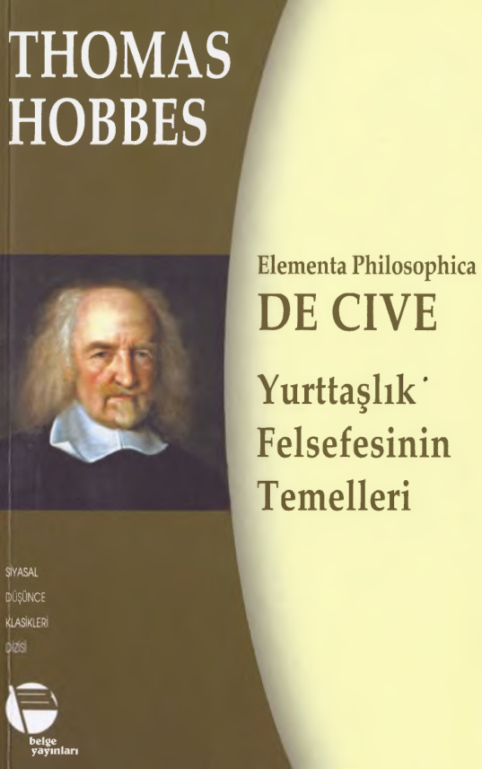 DE CIVE Yurttaşlık Felsefesinin Temelleri PDF – Thomas Hobbes