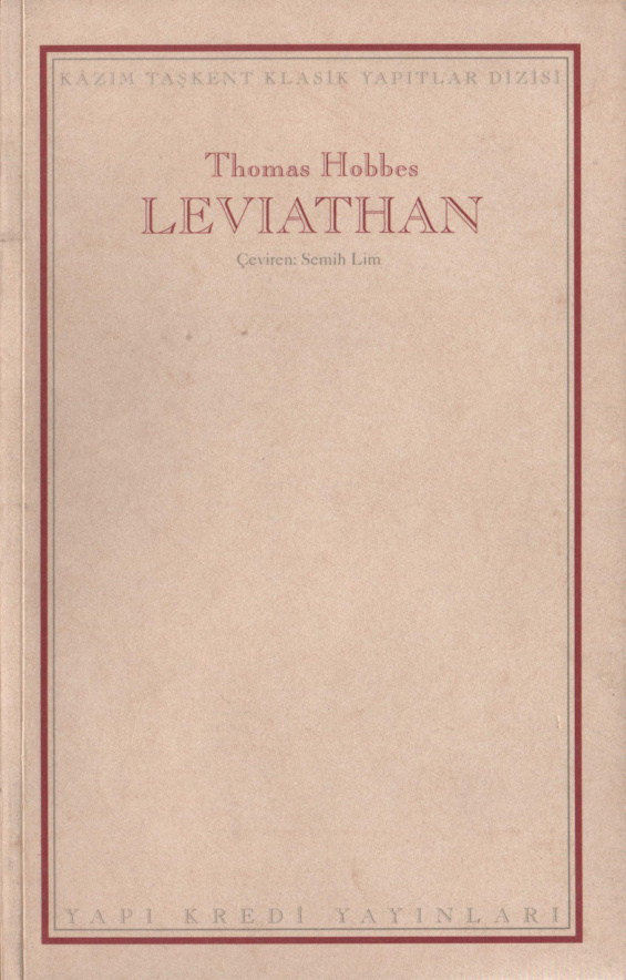 Leviathan PDF – Thomas Hobbes