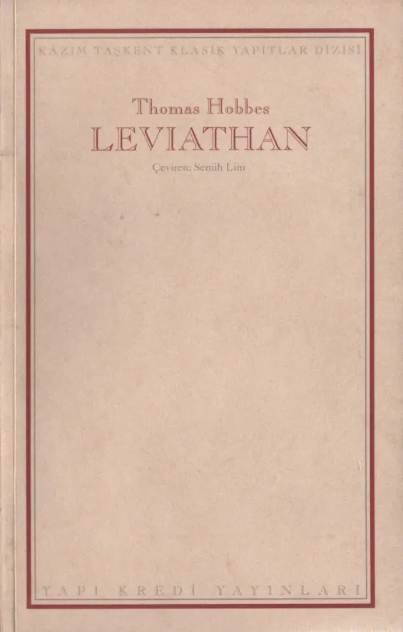 Leviathan PDF – Thomas Hobbes