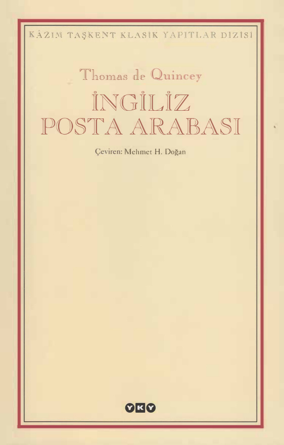 İngiliz Posta Arabası PDF – Thomas de Quincey