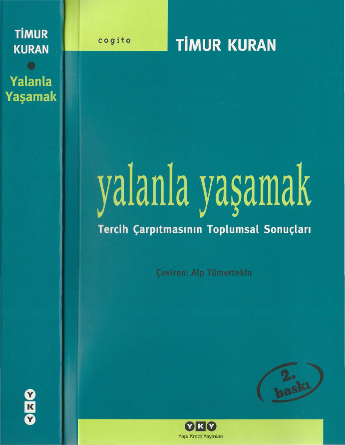 Yalanla Yaşamak PDF – Timur Kuran