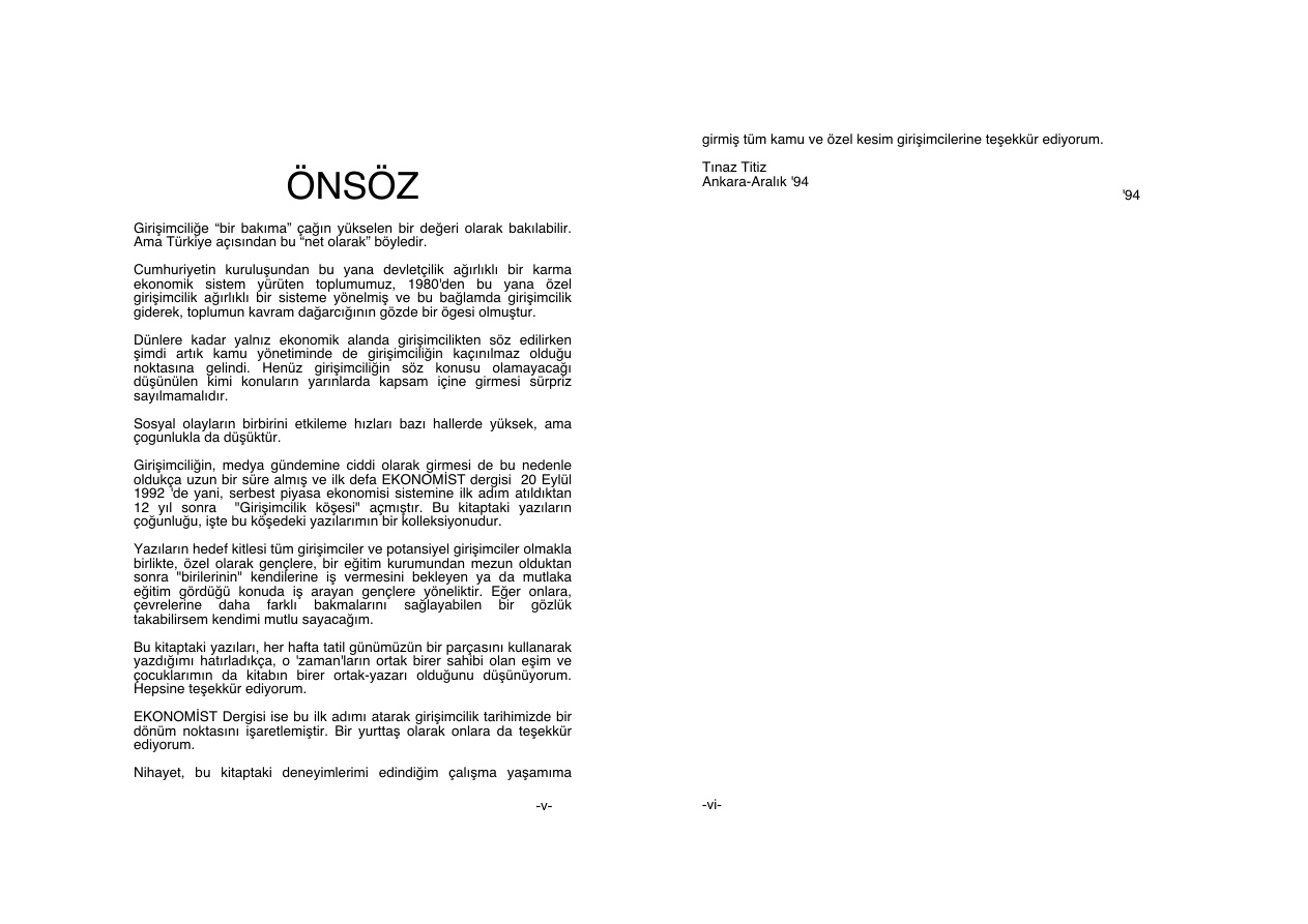 Girişimcilik PDF – Tınaz Titiz