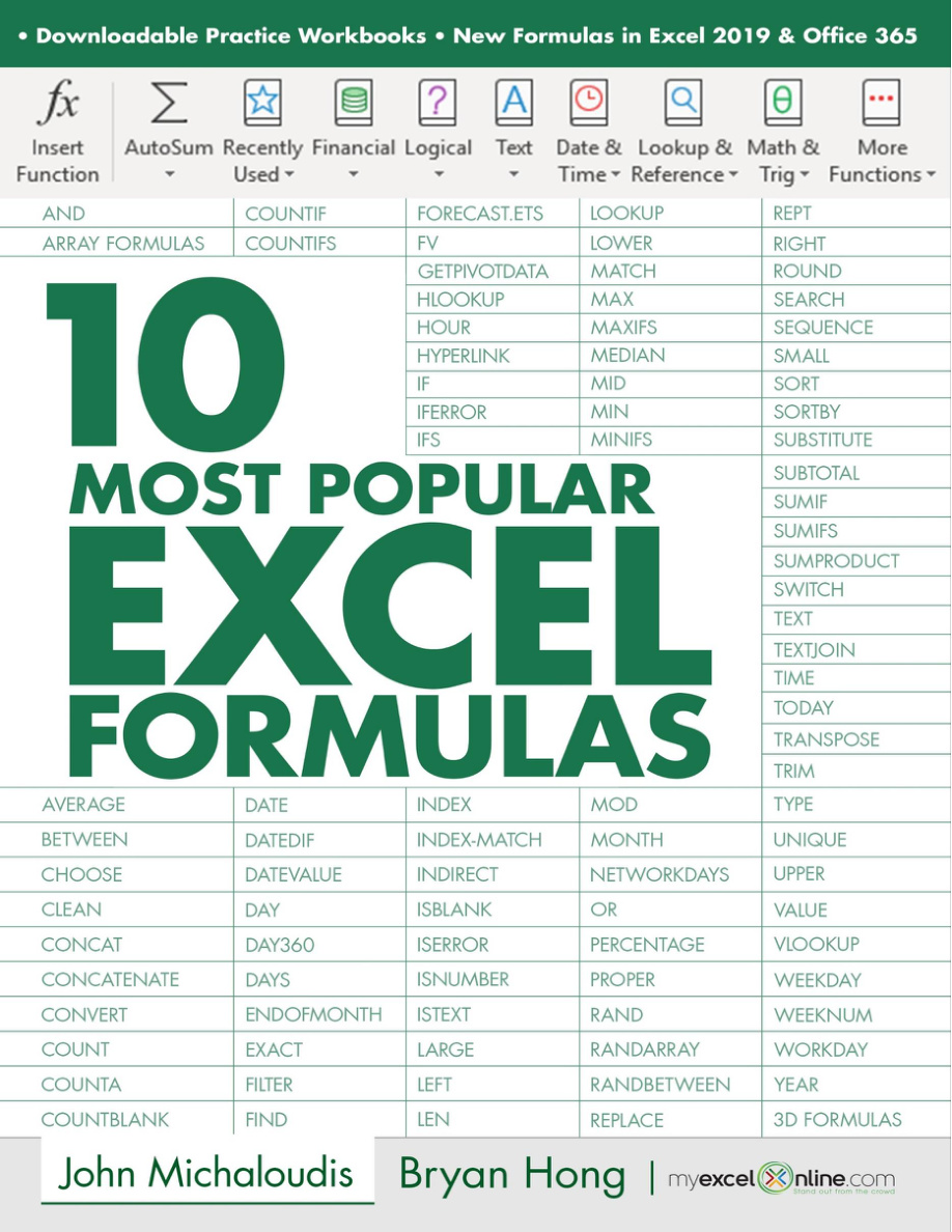 Top 10 Excel Formulas: Ultimate Guide PDF – Unknown