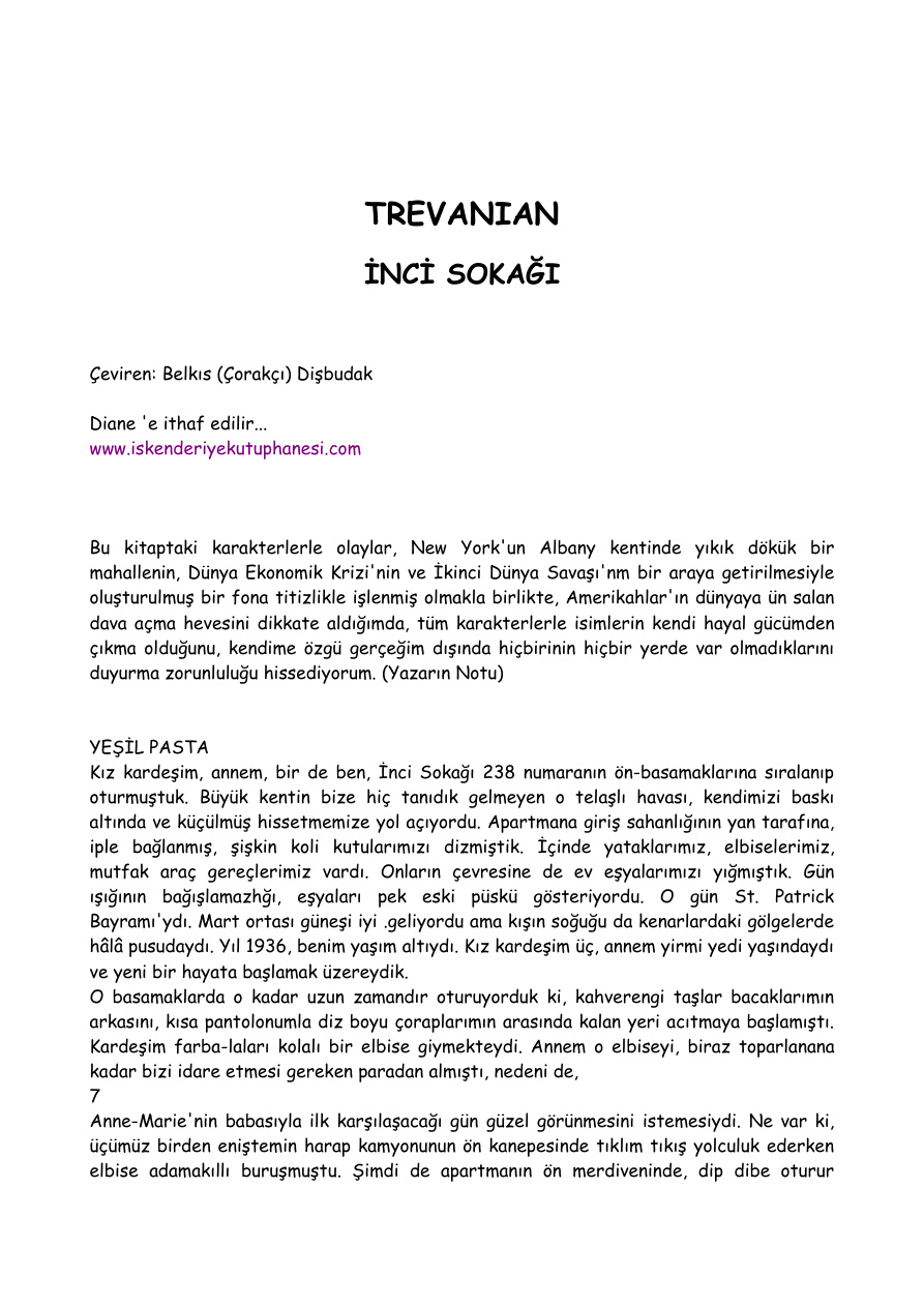 İnci Sokağı PDF – Trevanian