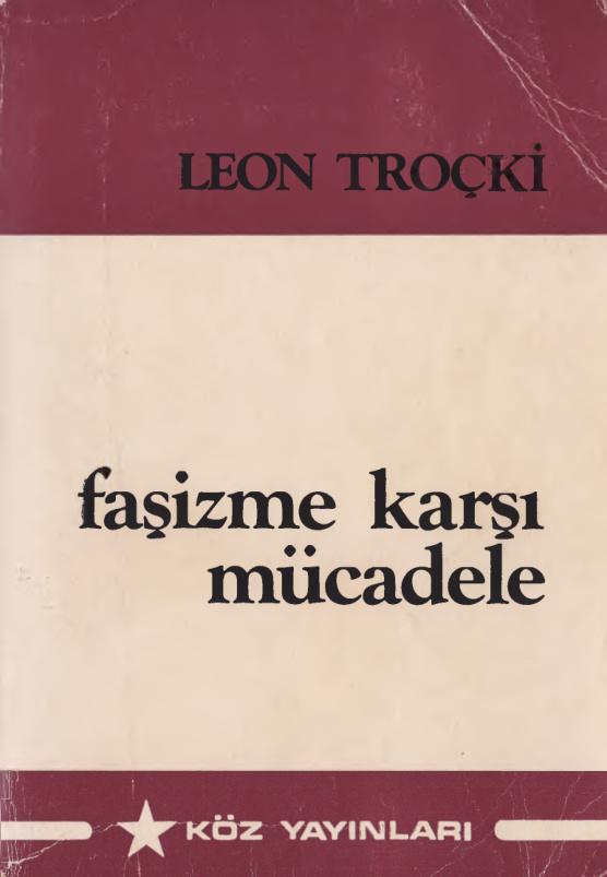 Faşizme Karşı Mücadele PDF – Leon Troçki
