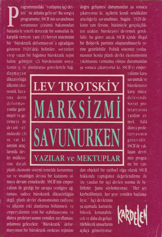 Marksizmi Savunurken (Yazılar ve Mektuplar) PDF – Leon Troçki