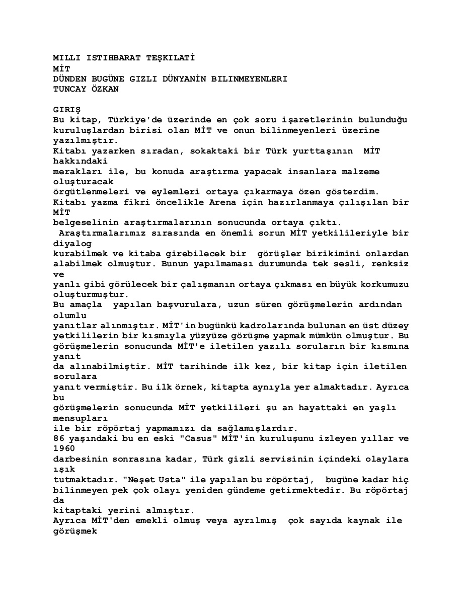 MIT Dünden Bugüne Gizli Dünyanın Bilinmeyenleri PDF – Tuncay Özkan