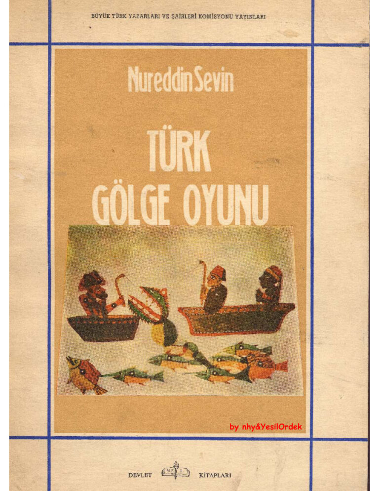 Turk Golge Oyunu Nureddin Sevin Kitap Kapağı