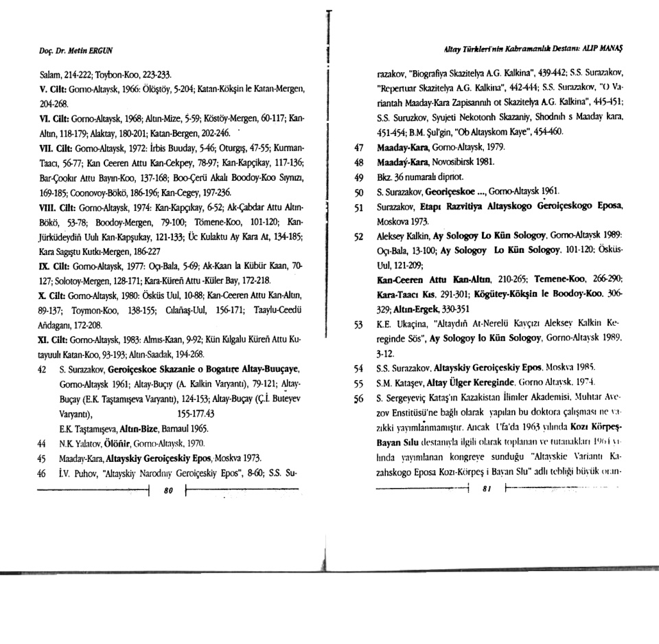 Türk M. Alıp Manaş destanı 3. cilt PDF – Kolektif / Anonim