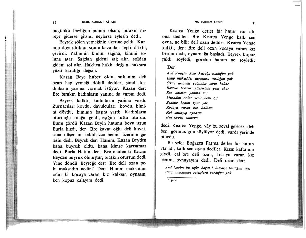 Dede Korkut Kitabı – Muharrem Ergin 3 PDF – Muharrem Ergin