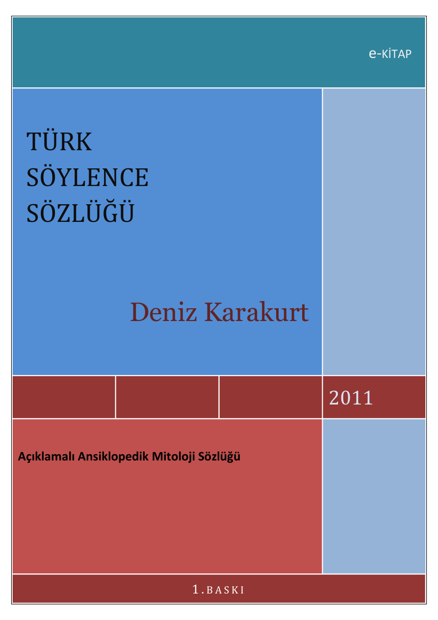 Turk-Soylence-Sozluğu PDF – Deniz Karakurt (veya Kolektif)