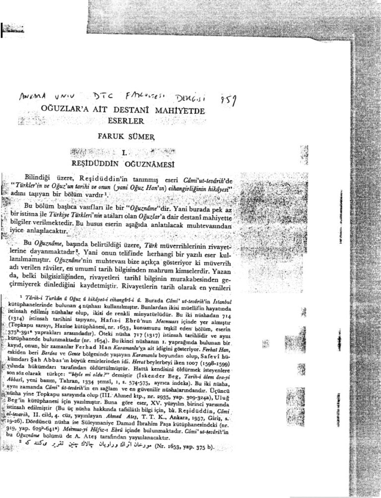 Türk Soyu Oğuzlar 1 Kitap Kapağı