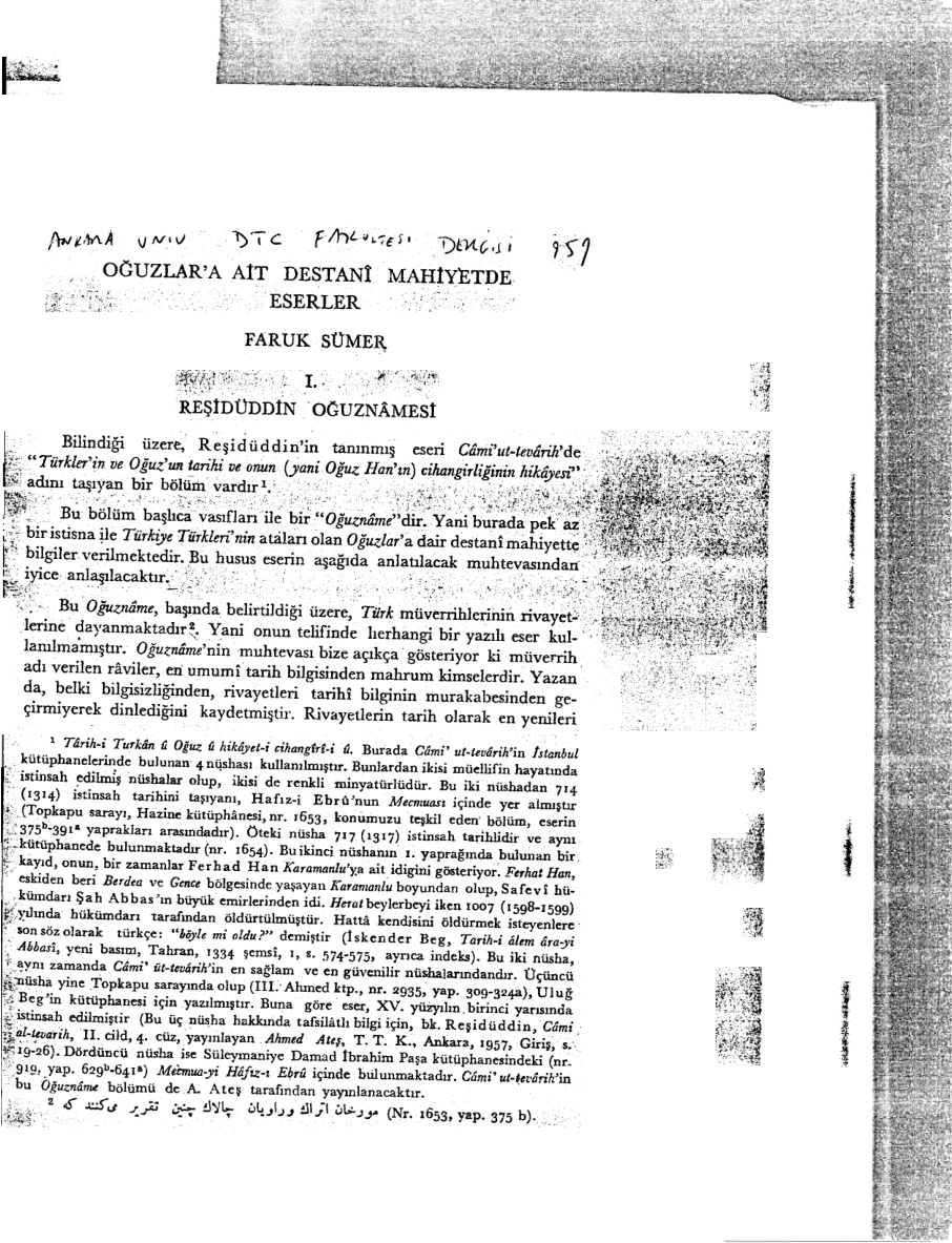 Türk Soyu Oğuzlar 1 PDF – Kolektif / Tarih