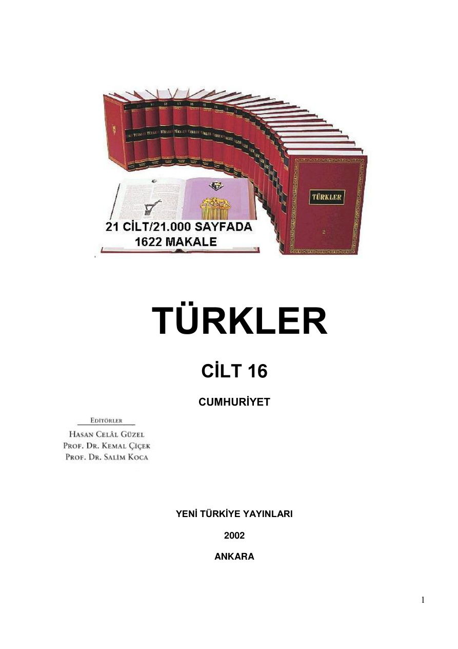Türkler Cilt 16 PDF – Kolektif / Yeni Türkiye Yayınları