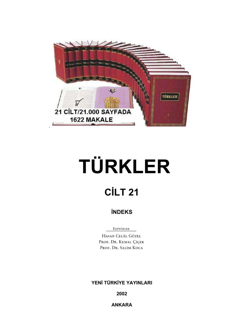 Türkler Cilt 21 Yeni Türkiye Yayınları Kitap Kapağı