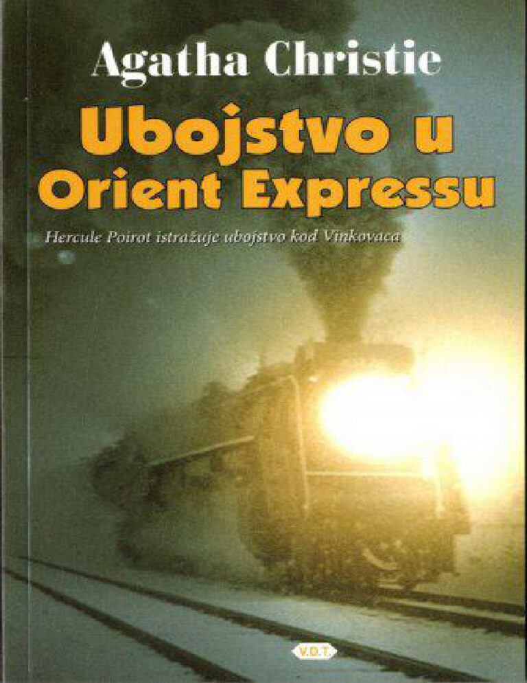 Ubojstvo u Orijent Croatian Edition Agatha Christie Kitap Kapağı