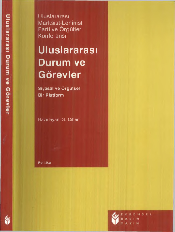 Uluslararası Durum ve Görevler PDF – Kolektif