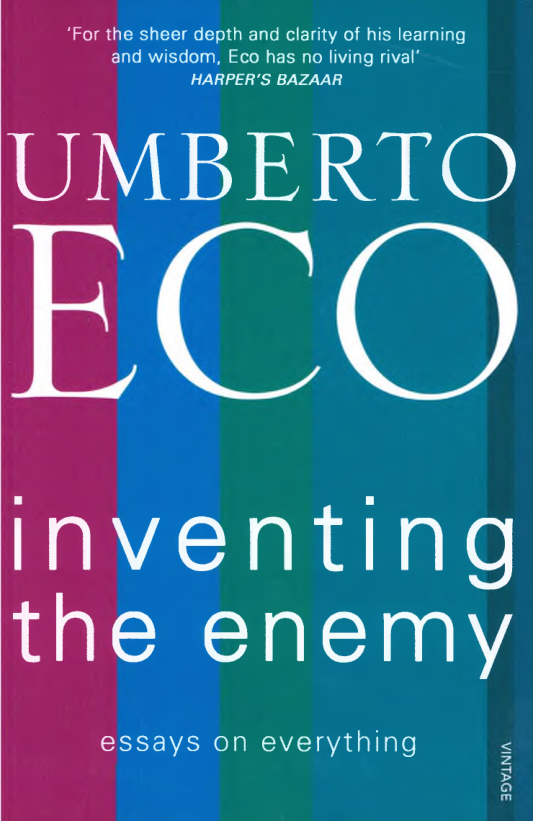 Inventing The Enemy PDF – Umberto Eco