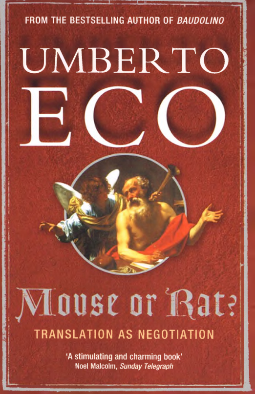 Mouse or Rat Translation as Negotiation PDF – Umberto Eco