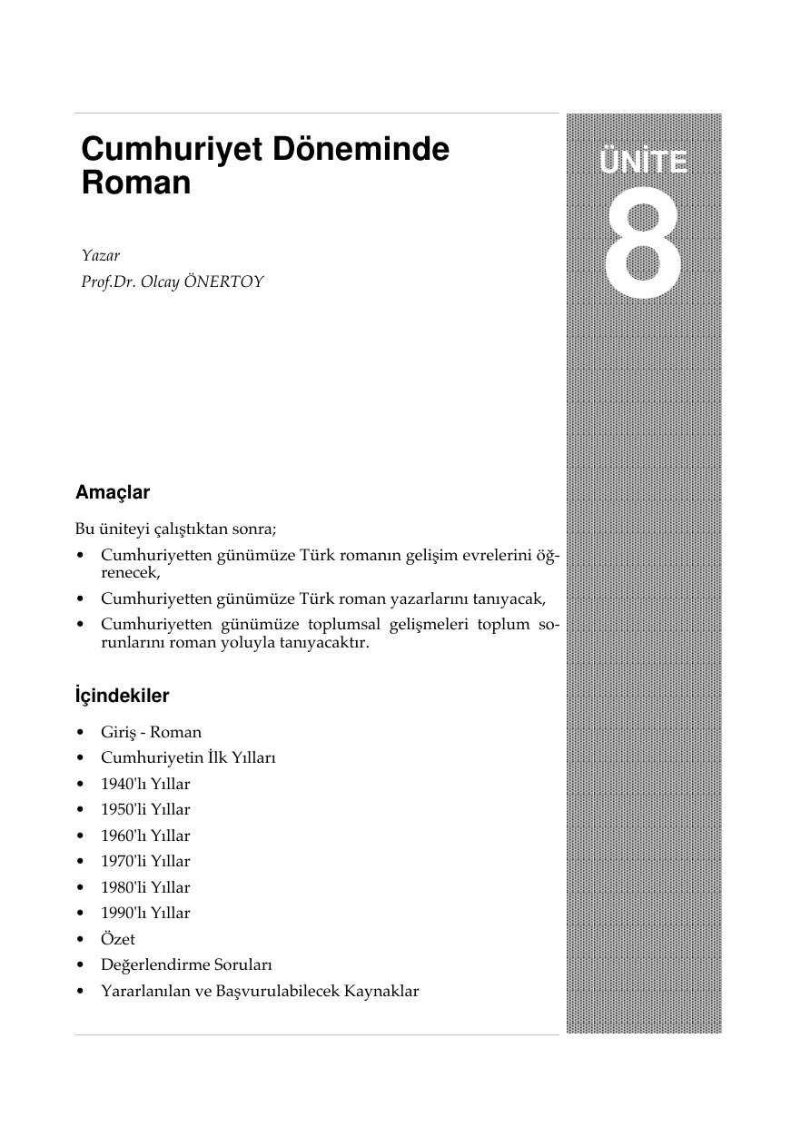 Ünite 8 İLKÖĞRETİM ÖĞRETMENLİĞİ PDF – Kolektif