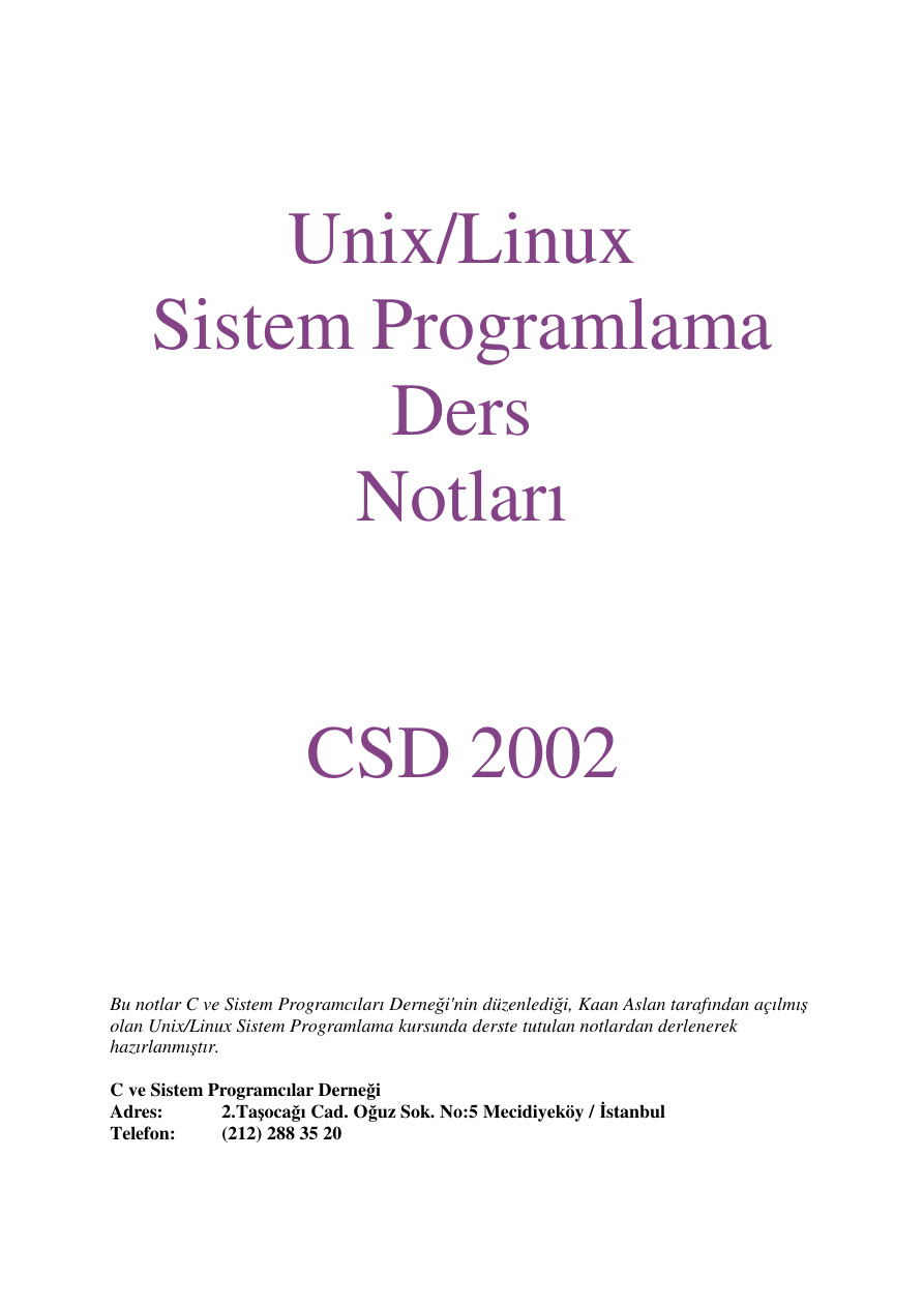 Unix Linux PDF – Kolektif