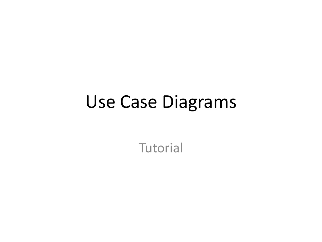Use Case Diagrams (3) PDF – Unknown